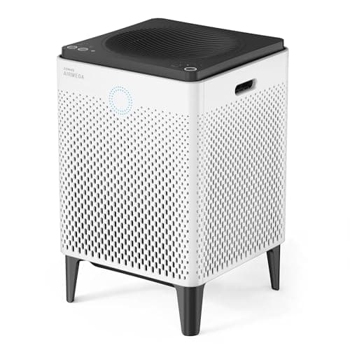 COWAY Air Purifier for Home Up to 3,120ft², Washable Pre-Filter and HEPA Filter for Smoke, Allergies, Pet Dander, Odor, AQI, Auto & Sleep Mode, Timer, 5yr Warranty, Airmega 400 White, AP-2015F(W)