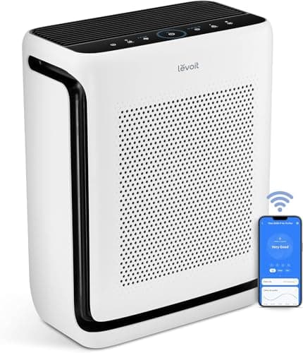 Levoit Air Purifiers for Large Room Home Up to 1875 ft² with Washable Filter, AHAM VERIFIED, Smart Control, HEPA Sleep Mode, Auto Mode, Removes Allergies, Pet Hairs, Smoke, Dust, Odors, Vital 200S-P