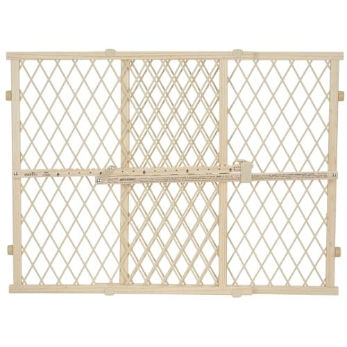 Evenflo Position and Lock Baby Gate, Pressure-Mounted, Tan, Age - 6 to 24 months