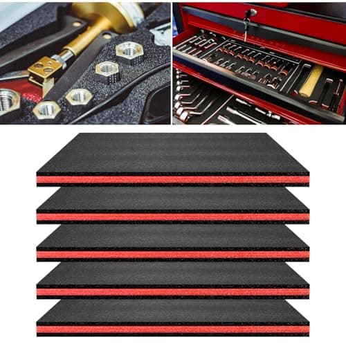 Tool Box Foam, 5 PCS - 15.75''x11"x0.98" Tool Box Foam Insert for Cases