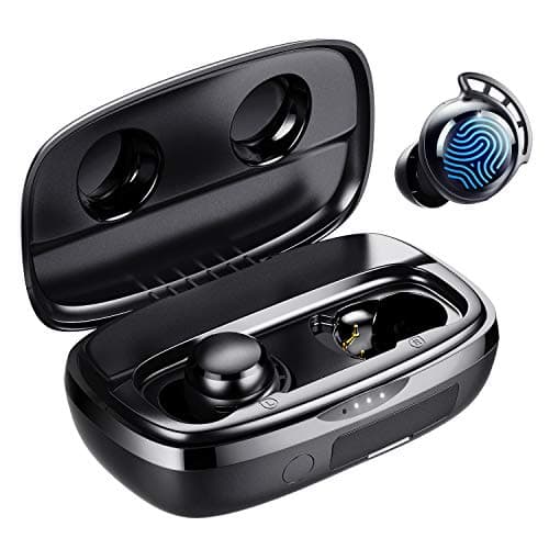 Wireless Earbuds, Tribit 110H Playtime Bluetooth 5.3 IPX8 Waterproof Touch Control Ture Wireless Bluetooth Earbuds with Mic Earphone in-Ear Deep Bass Built-in Mic Bluetooth Headphones, Flybuds 3