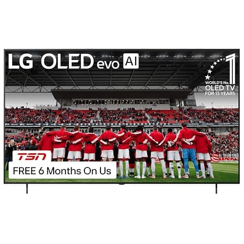 LG 77-Inch B6E OLED AI 4K Smart TV – α8 AI Processor Gen3, AI Super Upscaling 4K, Dolby Vision/Atmos,Filmmaker Mode, 120Hz Refresh Rate, webOS (OLED77B6EUA, 2026)