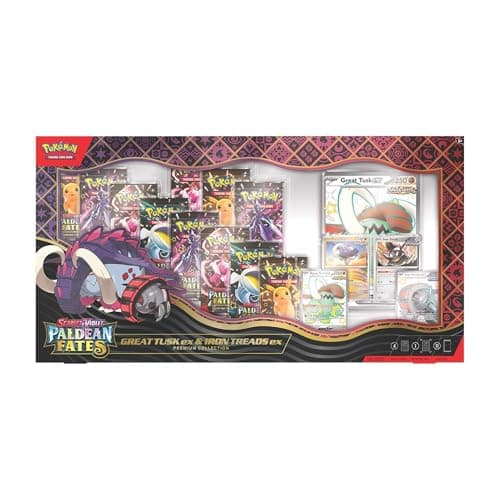 Pokémon TCG: Paldean Fates Great Tusk ex & Iron Threads ex Premium Collection