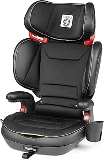 Peg Perego Viaggio Shuttle Plus 120 2-in-1 Booster Car Seat - Licorice (Leather)