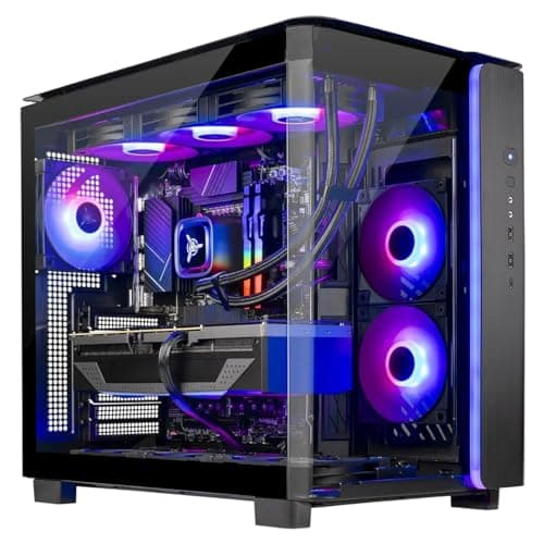 Skytech King 95 Gaming PC Desktop, Ryzen 7 9800X3D 4.7 GHz (5.2 GHz Turbo), NVIDIA RTX 5080 16GB, 2TB Gen4 NVMe SSD, 32GB DDR5 RAM 6000 RGB, 850W Gold ATX 3 PSU, 360mm ARGB AIO, Wi-Fi, Win 11