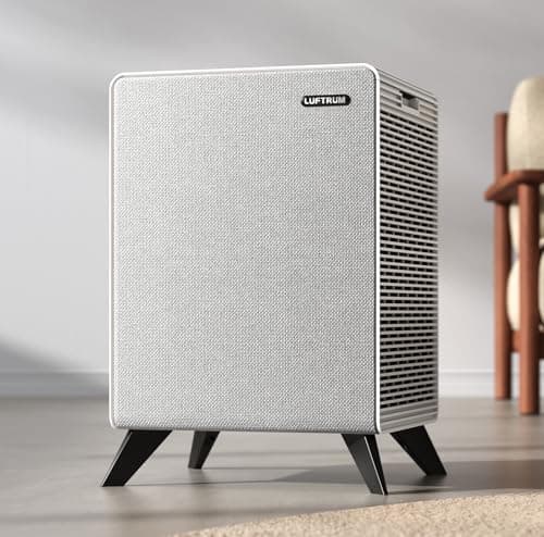 Air Purifiers for Home Large Room Up to 2250 ft² - Remove 99% of Smoke Allergies Pet Dander Odor - Dual 3-Stage Filter of Washable Filter and True HEPA Filter with AQI, Auto Mode, Sleep Mode