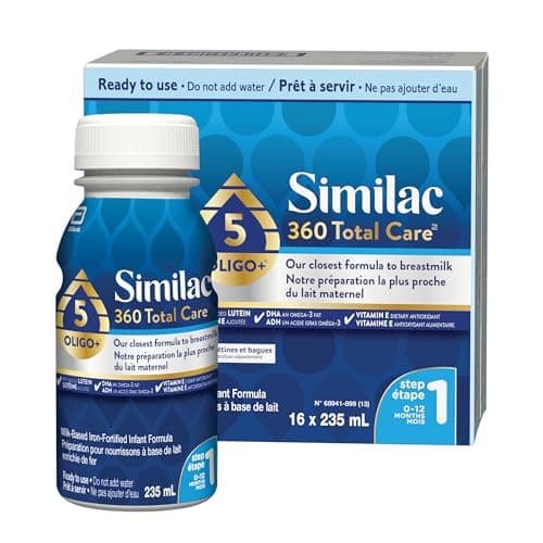 Similac 360 Total Care Step 1 Ready-To-Feed 16x235mL Bottles