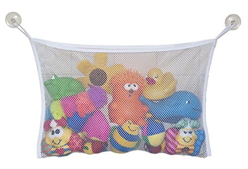 Jolly Jumper Bath Tub Toy Bag - Wall-Mounted Mesh Storage Organizer & Toy Holder with Suction Cups for Bathtime