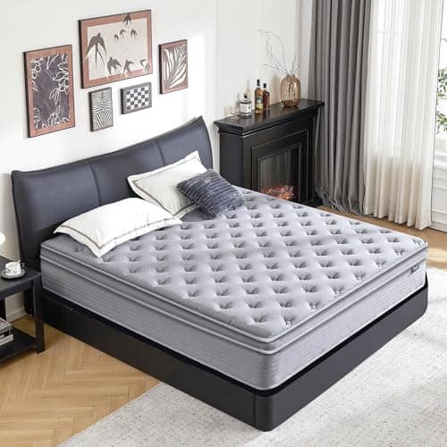 Vantto Full Mattresses, 12 Inch Memory Foam Hybrid Mattresses for Pressure Relief, Motion Isolation, Breathable Comfort and Durable, CertiPUR-US