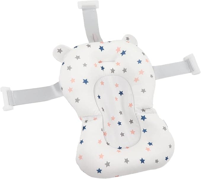Baby Bath Floating Mat, Bathtub Bath Bed for Newborns, White Starry Sky Bath Net, Standard Version