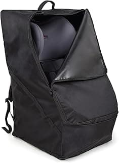 The Peanutshell Carseat Travel Bag for Airplane, Durable Padded Bag Gate Check Easy Carry Airport Car Seat Cover, Fits Most Graco, Evenflo, Toddler, Kids, Infant Baby Travel Essentials for Flying
