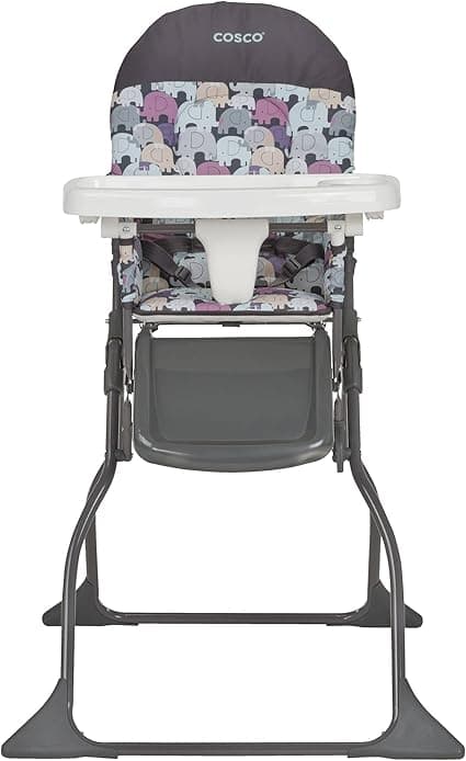 Cosco Simple Fold High Chair - Elephant Puzzle