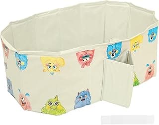 Collapsible Baby Bathtub, Portable Baby Bath Tub for Travel, Easy to Clean, Stable & Durable, Space-Saving, Foldable Bathtub for Children Kids Infants Toddler (A)