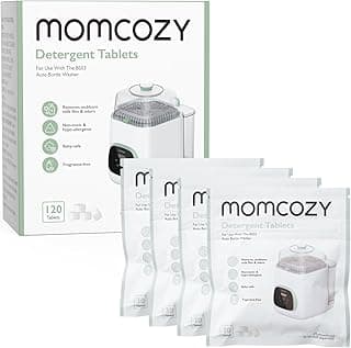 Momcozy Official Washing Block, 120 Tablets for KleanPal Pro Baby Bottle Washer – Effective Cleaning & Odor Removal