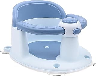 Baby Bath Seat for Babies 6 Months & Up, Non-Slip Infant Toddler Bathtub Bath Seat with Suction Cups (Blue)