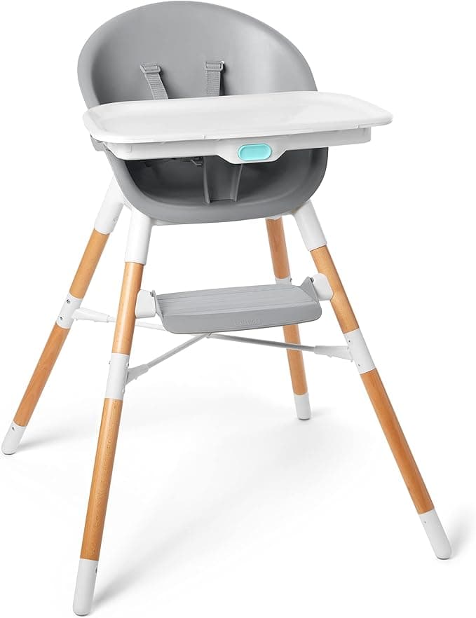 Skip Hop Baby High Chair, Eon 4-in-1, Grey/White
