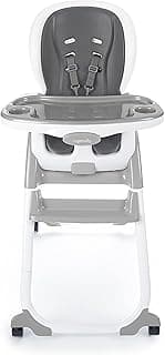 Ingenuity SmartClean Trio Elite 3-in-1 Convertible Baby High Chair, Toddler Chair, and Dining Booster Seat-Slate