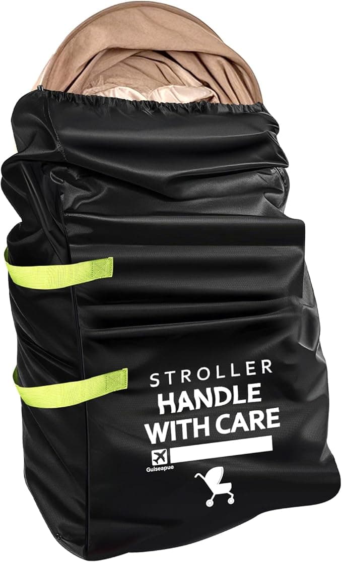 Stroller Travel Bag for Airplane: 117H*53W*33D cm Stroller Bag for Air Travel,Baby Travel Essentials Fits Single/Double/Jogging/Umbrella/Baby Stroller Travel System Like Chicco, Evenflo