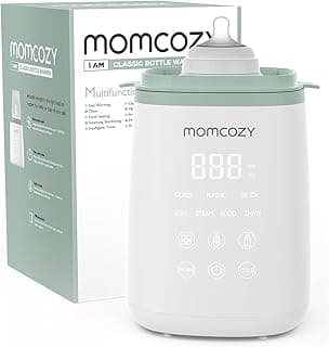 Momcozy Smart Baby Bottle Warmer & Steam Bottle Sterilizer, Fast Baby Milk Warmer with Accurate Temperature Control and Automatic Shut-Off, Multifunctional Bottle Warmers for Breastmilk or Formula