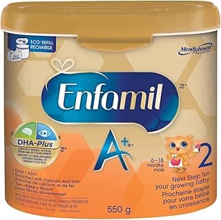 Enfamil A+2, Baby Formula, Powder Tub, with Brain Building DHA, 6-18 months, 550g