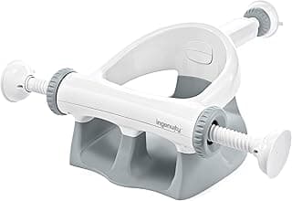 Summer Infant My Bath Seat (Gray) Baby Bathtub Seat for Sit-Up Bathing, Provides Backrest Support and Suction Cups for Stability This Baby Bathtub is Easy to Set-Up, Remove, and Store