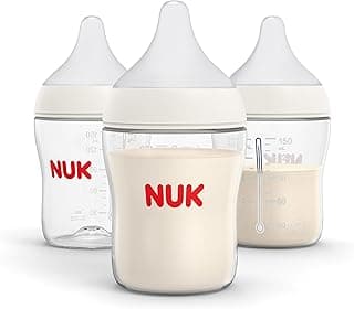 NUK Perfect Match Slow Flow Bottle, 5 oz (150 mL), 3 Pack