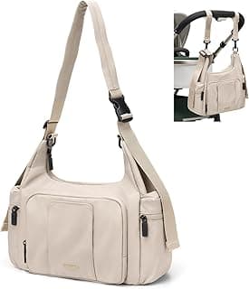 14L Puffer Diaper Bag Tote, Large Capacity Travel Diaper bags, Crossbody Hospital Bag for mom