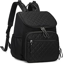 LORADI Large Capacity Diaper Bag Backpack with Stroller Buckle, Water-Resistant Travel Baby Bag with Insulated Pockets