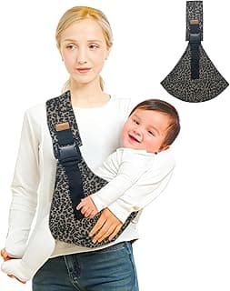 Toddler Carrier,Baby Sling Carrier,Adjustable Baby Carrier,Portable baby Sling Carrying 10-30 lbs(Brown Leopard)