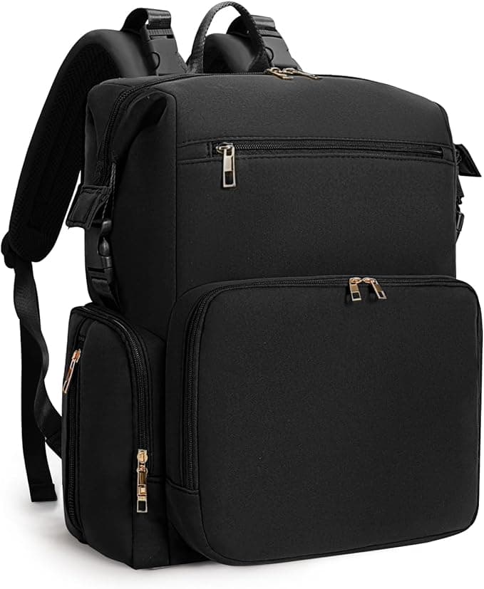 CEI-CEI Diaper Bag Backpack Neoprene Waterproof Baby Bags with Changing Pad，Large Newborn Baby Maternity Bags Travel Tote