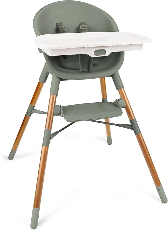 Skip Hop Baby High Chair 4-in-1 Convertible High Chair, EON, Thyme