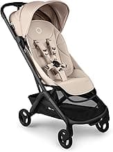 Bugaboo Butterfly 2 Travel Stroller, Ultra-Compact One-Second Fold, Lightweight and Airplane-Friendly (Taupe)