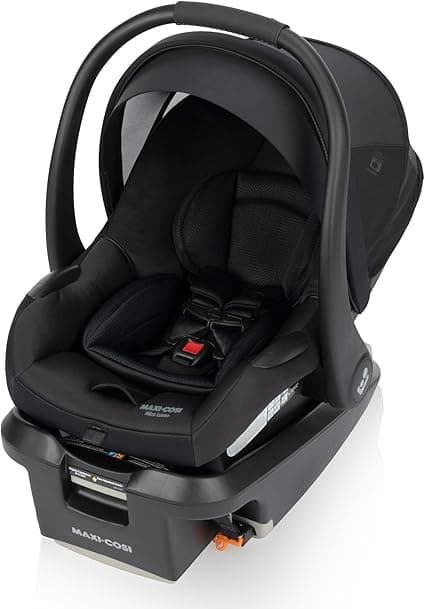 Maxi-Cosi Mico Luxe+ Infant Car Seat, Lightweight, Easy Install with MaxiLock™ Technology, Washable Seat Cover, ClimaFlow™ Ventilation, Side Impact Protection, EcoCare Fabrics