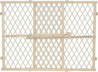 Evenflo Position and Lock Baby Gate, Pressure-Mounted, Tan, Age - 6 to 24 months