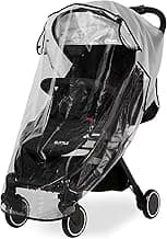 Clear Stroller Rain Cover, Universal Travel Weather Shield Breathable Baby Stroller Rain Cover for Windproof, Waterproof, Protect from Sun Dust Snow