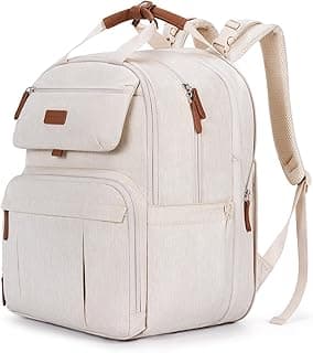 mommore Diaper Bag Backpack, Large Diaper Bag Expandable for 2 Kids/Twins, Durable Baby Bag with Changing Pad