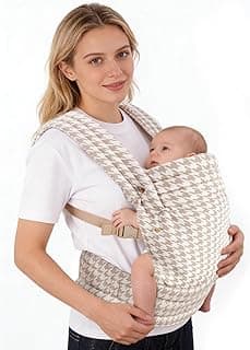 Baby Carrier Newborn(3M+) to Toddler, Ergonomic Baby Toddler Carrier Wraps Slings with Enhanced Lumbar Support, Head Support,Travel and Hiking Friendly,Infant Carrier Baby Gift,for 3 to 36 month baby (Houndstooth)