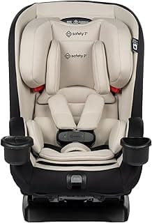 Safety 1st EverSlim 4-in-1 Convertible All-in-One Car Seat, infant to toddler, rear and forward facing, booster mode, backless booster, Fits 3 across, Washable seat, Birth to 10 years, Dunes Edge