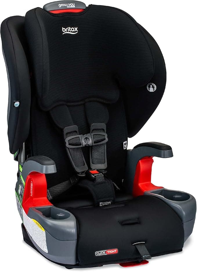Britax Grow With You Harness-2-Booster, Mod Black SafeWash, GWY Non-ClickTight