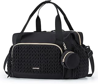 mommore Diaper Bag Tote, Large Capacity Travel Diaper bags, Hospital Bag for Labor Delivery, Baby Bag with Pacifier Case