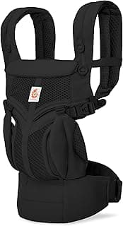 Ergobaby Omni Classic (formerly OMNI 360) All-Position Baby Carrier for Newborn to Toddler with Lumbar Support and Cool Air Mesh, 7-45 Pounds, Onyx Black, One Size