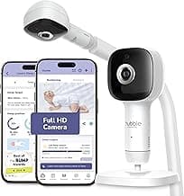Hubble Connected SkyVision AI-Enhanced HD Smart Camera Baby Monitor, Parent Unit, Mount, Night Vision, Nightlight, Soothing Sounds, Wellness Tracker, App