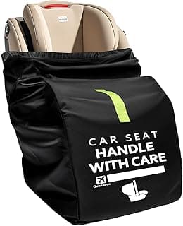 Car Seat Travel Bag: Carseat Travel Bag for Airplane Universal Fit Infant Carriers Booster Convertible Car Seats like Graco, Nuna, Doona, Cosco, Baby Travel Essentials for Flying, Gate & Baggage Check