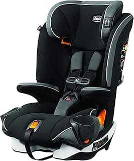 Chicco MyFit Harness + Booster Car Seat, 5-Point Harness and High Back Seat, For children 25-100 lbs. - Notte/Black & Grey