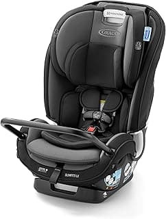Graco SlimFit3 LX 3-in-1 Car Seat ft. Anti-Rebound Bar, Baby to Big Kid Car Seat, 2.2-45 kg (4-100 lb), Gotham