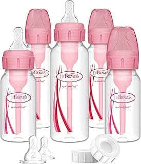 Dr. Brown's Options+ Narrow Baby Bottle Gift Set, Pink