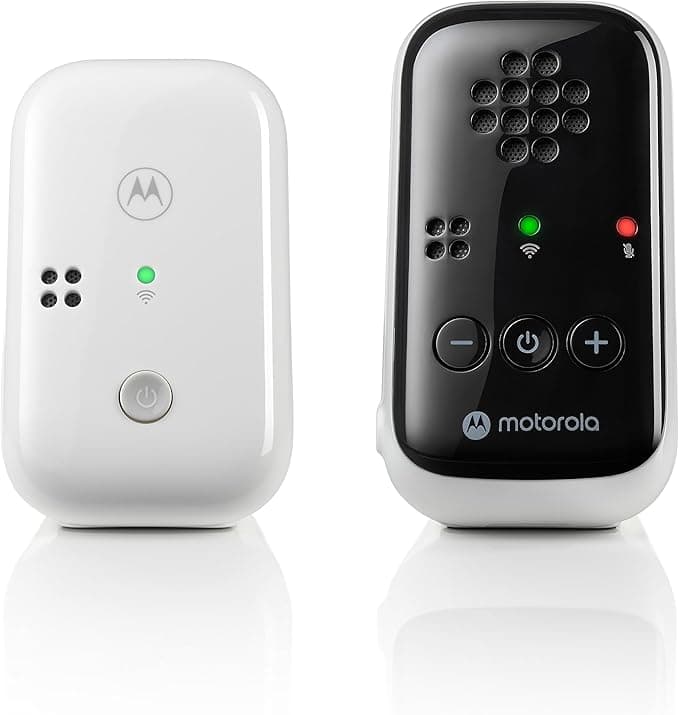 Motorola PIP10 Audio Baby Monitor - 1000ft Range, Secure & Private Connection, High-Sensitivity Mic, Volume Control, Alert Detection Light, Portable Parent Unit (Outlet or AAA Battery - NOT Included)
