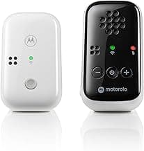 Motorola PIP10 Audio Baby Monitor - 1000ft Range, Secure & Private Connection, High-Sensitivity Mic, Volume Control, Alert Detection Light, Portable Parent Unit (Outlet or AAA Battery - NOT Included)