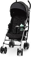 Summer Infant Ingenuity 3Dlite Convenience Stroller, Gray–Lightweight Stroller with Aluminum Frame, Large Seat Area, 4 Position Recline, Extra Large Storage Basket – Infant Stroller for Travel & More