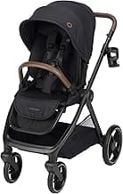 Maxi-Cosi Oxford Stroller, 4 modes of use, spacious seat, compact fold, all wheel suspension, use with mico infant car seat to make a travel system (sold separately), Essential Black